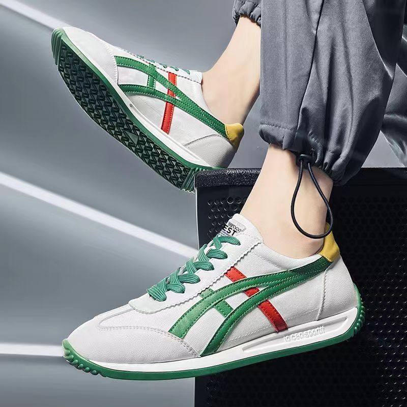 Men's Shoes 2025 Autumn New Little White Shoes Trendy Breathable Low-Top Forrest Gump Men's Shoes Casual Sports Canvas Shoes