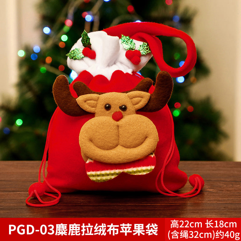Christmas gift apple bag tote bag adult children children Christmas gift decoration high-end gift bag