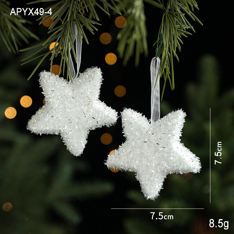 Gangheng Christmas gift bag white foam bride price bag decoration pendant hanging color Christmas tree pendant gift