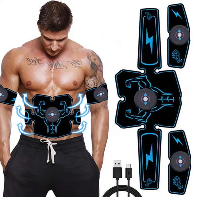 Cross-border wholesale EMS massage belt sports training abdominal muscle patch microcurrent pulse muscle stimulation fitness equipment