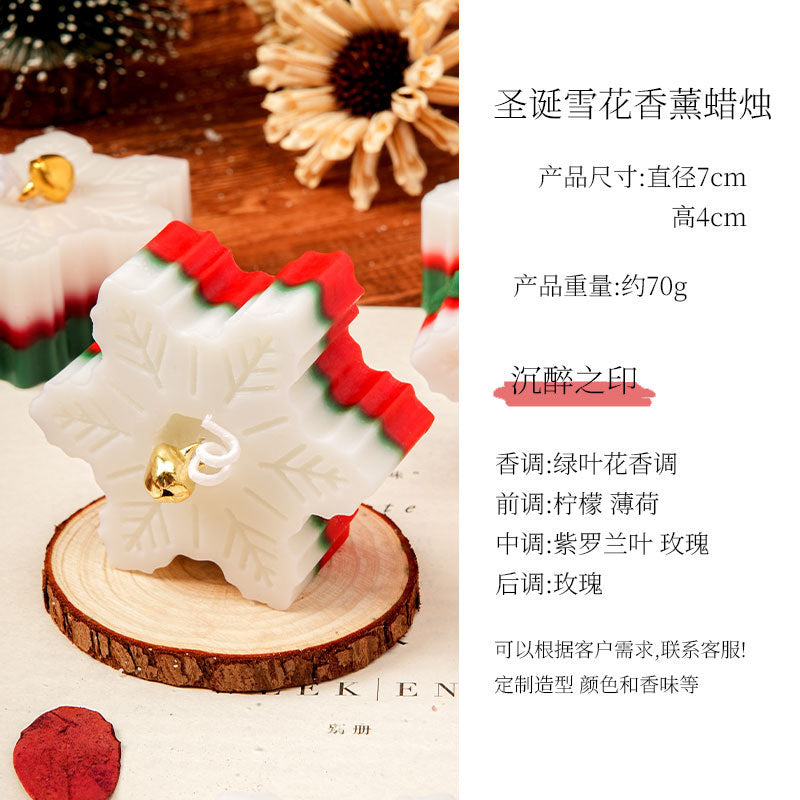 Christmas mini woolen gloves shaped scented candle small souvenir gift Christmas atmosphere decoration scented candle