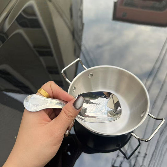 304 stainless steel Korean style instant noodle bowl super cute and cute Kapibala spoon + amphora bowl salad bowl snack bowl wholesale