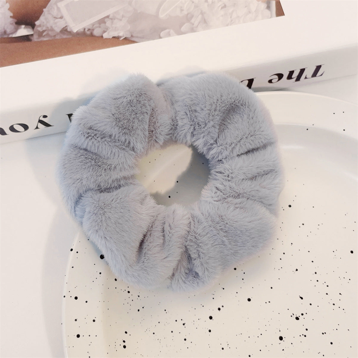 Plush hair ring large intestine ring fairy autumn and winter new ins sweet head rope female simple and versatile girl headwear hair rope