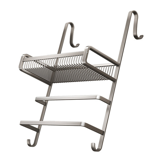 Bathroom towel rack, non-perforated, toilet, bath towel holder, towel rail, toilet shelf, shower room, glass door hanger