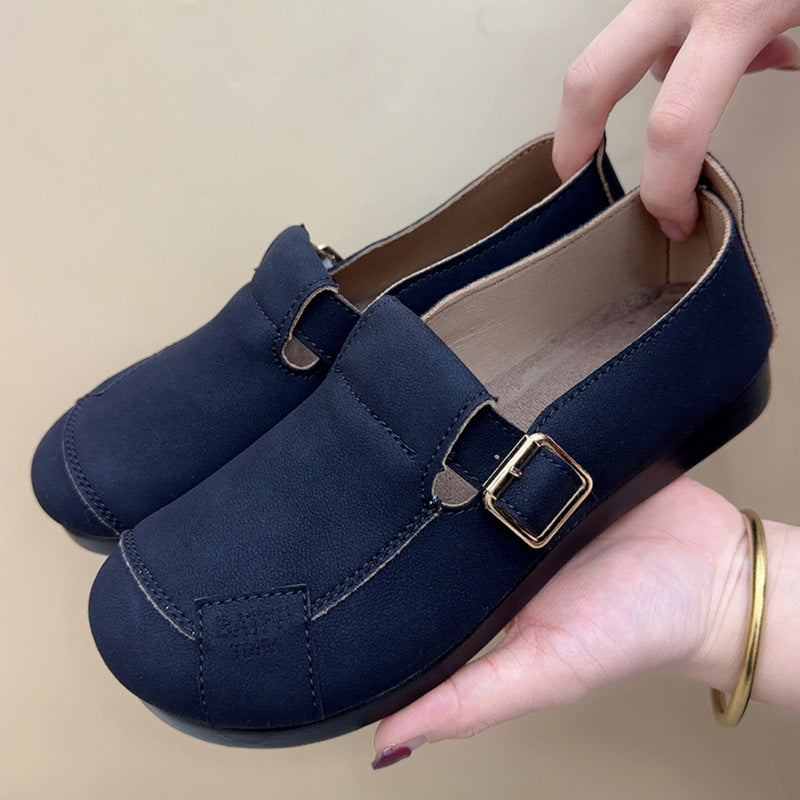 Birkenstock Women's Spring 2025 Soft Sole Fashion Loafers Comfortable Casual Shoes Slip-on Slip Shoes Non-slip Shoes