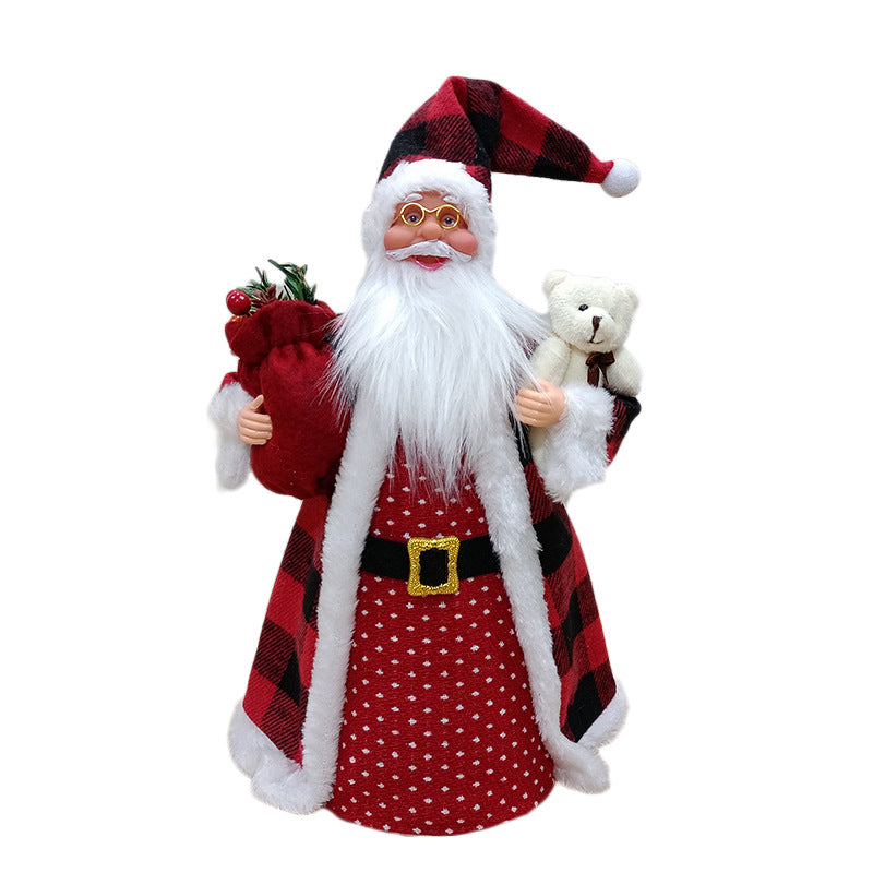 Christmas tree top star old man new Santa Claus ornament doll Christmas gift vibe decoration holiday gifts