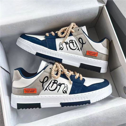 2024 New Spring Men's Canvas Shoes Korean Trendy SneakersVersatile Student Shoes Men's Ins Casual Trendy Shoes
