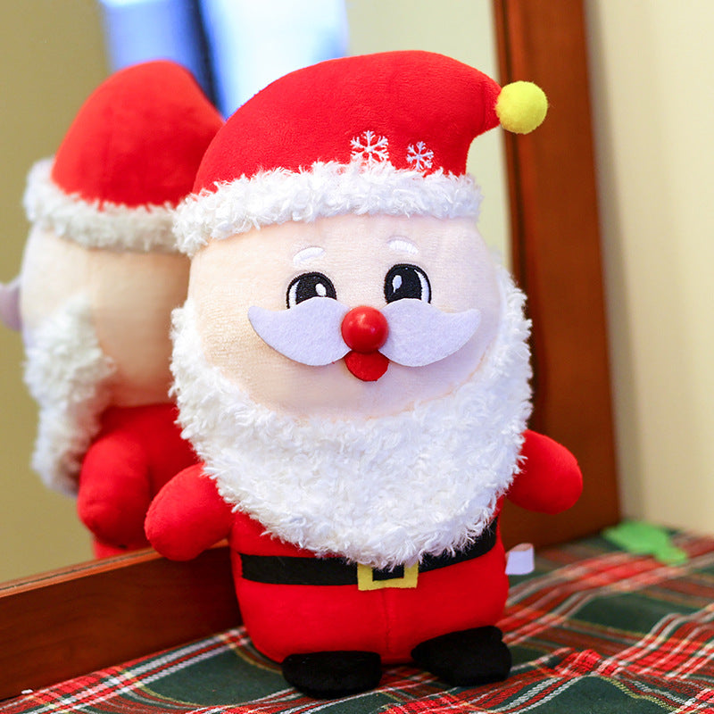 Factory in stock wholesale Santa rag doll doll Christmas gift snowman doll elk plush toy