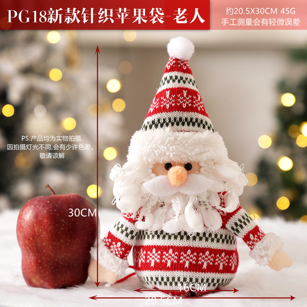 Christmas gift apple bag tote bag adult children children Christmas gift decoration high-end gift bag