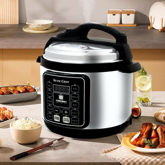 Cross-border electric pressure cooker 6 liters large capacity household multi-function rice cooker smart reservation rice cooker soup pressure cooker