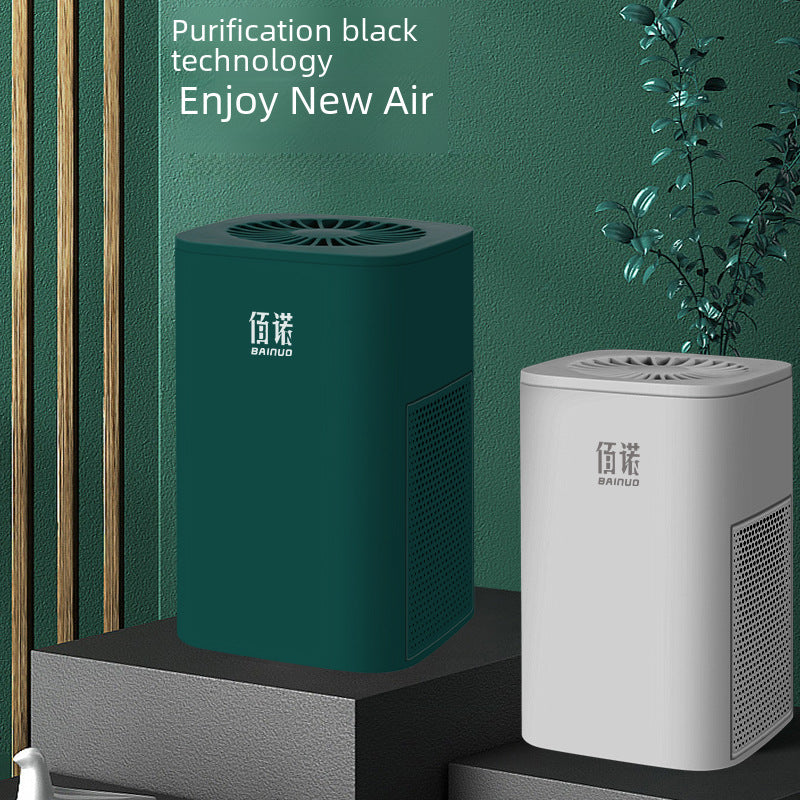 Air purifier home car blue light negative ion dust secondhand smoke desktop purifier wholesale