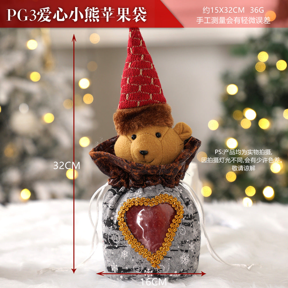 Christmas gift apple bag tote bag adult children children Christmas gift decoration high-end gift bag