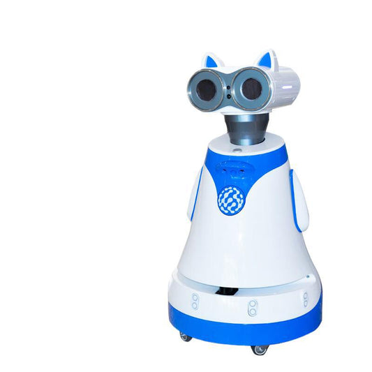 Security patrol robot, video surveillance equipment, status monitoring, temperature and humidity gas, fireworks identification, office building, wine