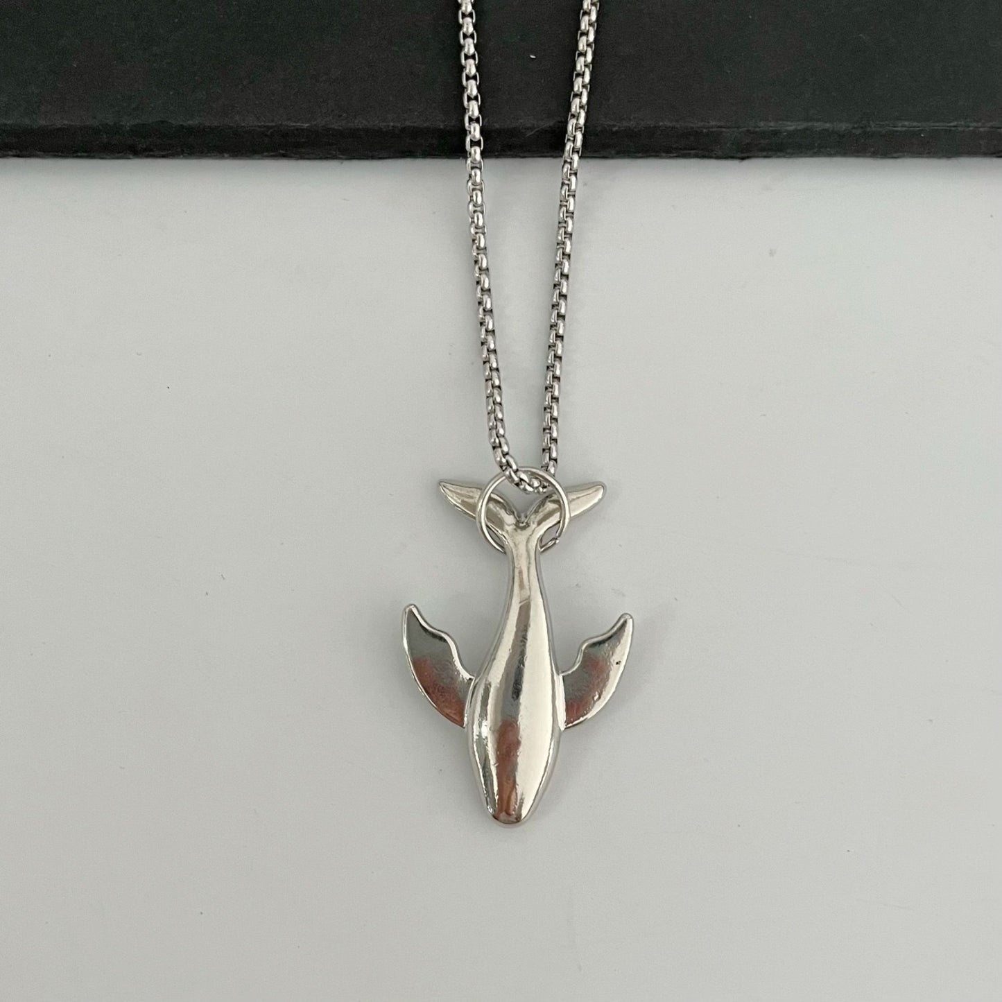 European and American trends ins cool style sweater chain fashion simple men's women's pendant small whale necklace jewelry