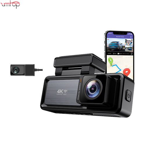 New Cross-border 4K Dash Cam HD Dual Lens Infrared Night Vision 3M Car DV Camera Recorder