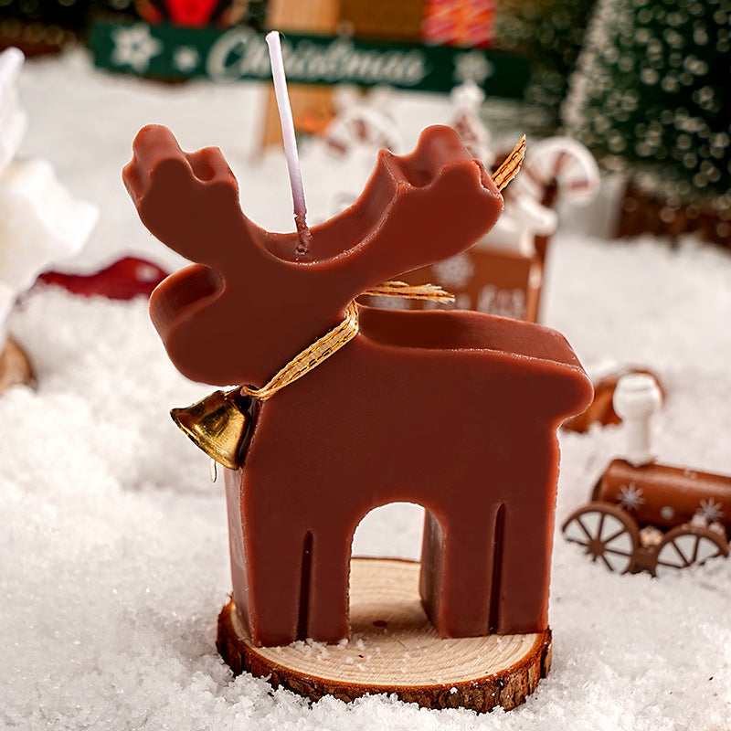 Christmas mini woolen gloves shaped scented candle small souvenir gift Christmas atmosphere decoration scented candle