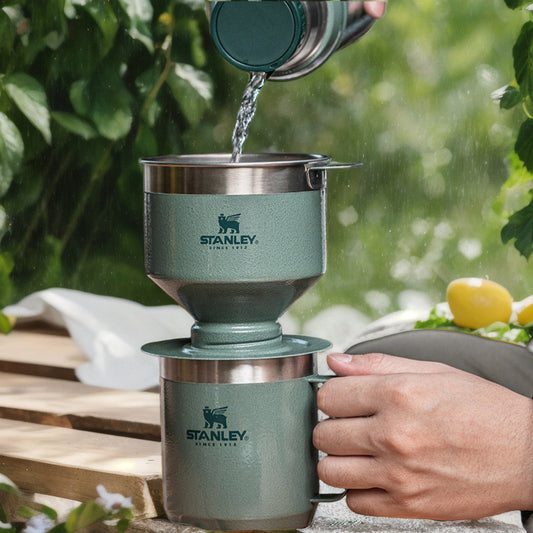 Stanley304 Stainless Steel Outdoor Coffee Maker Appliance Household Insulated Filter Water Cup Filter-free Paper Hand Pour Set