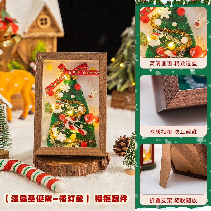 Christmas Hanging Decoration Christmas Tree Car Hanging Decoration Crypto Twist Stick Handmade DIY Material Pack Homemade Creative Gifts