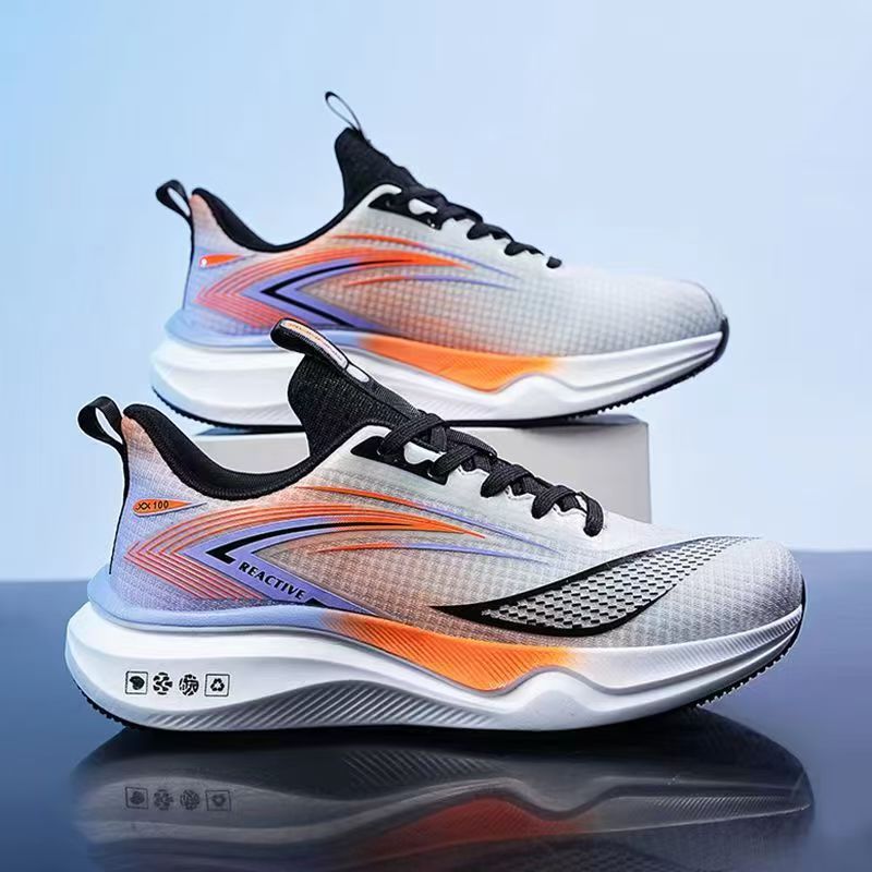 Cross border wholesale men's shoes trend new running men's shoes versatile outdoor men's sneakers fashion mesh breathable shoes