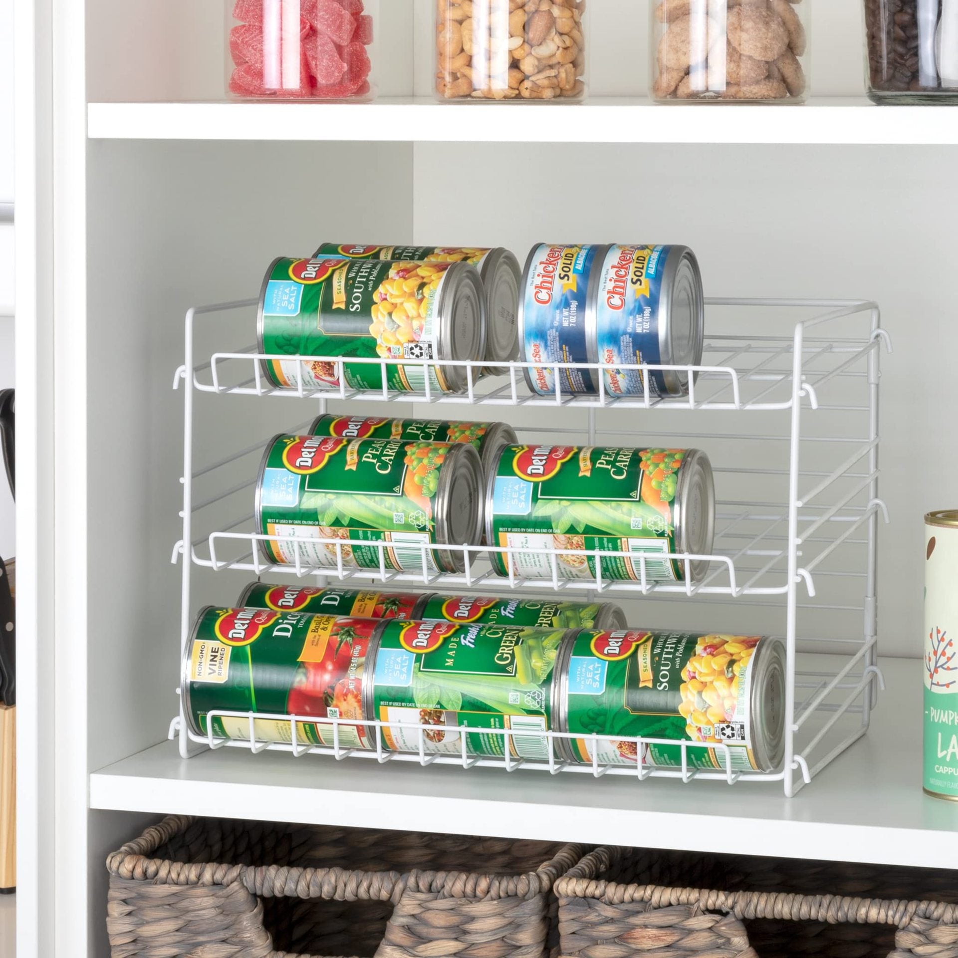 Kitchen utensils foldable can storage shelves, new 3 tier kitchen storage shelves, rolling shelves