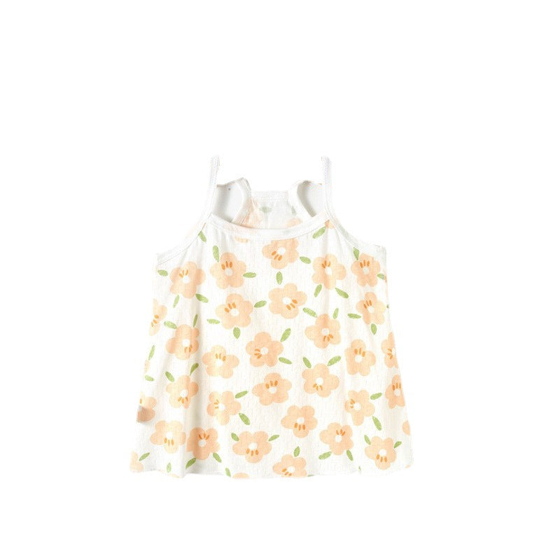 Baby Dresses, Summer Thin Baby Girl Skirts, Cotton Princess Dresses, Girls' Sundresses, Girls' Floral Skirts, Soft