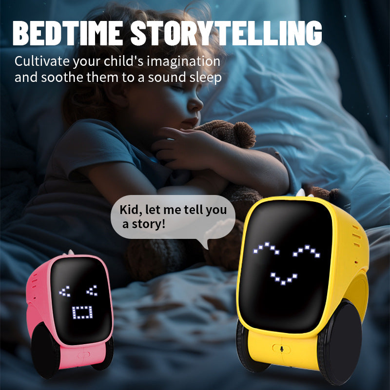 Amazon Smart Charging Robot Voice Control Conversation Recording Induction Touch Early Education Programming Induction Toy