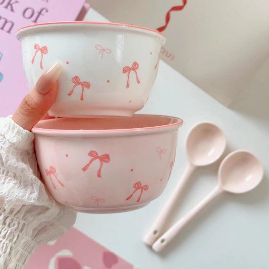 Underglaze color dish set, household high-value ceramic tableware four-piece set, couple bowl and chopstick set, rice bowl, spoon
