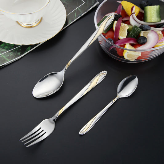 Stainless steel cutlery spoon fork