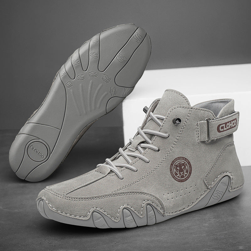 Cross-border foreign trade plus-size Amazon hot selling men's Martin boots fall and winter explosive high-top casual octopus men's shoes