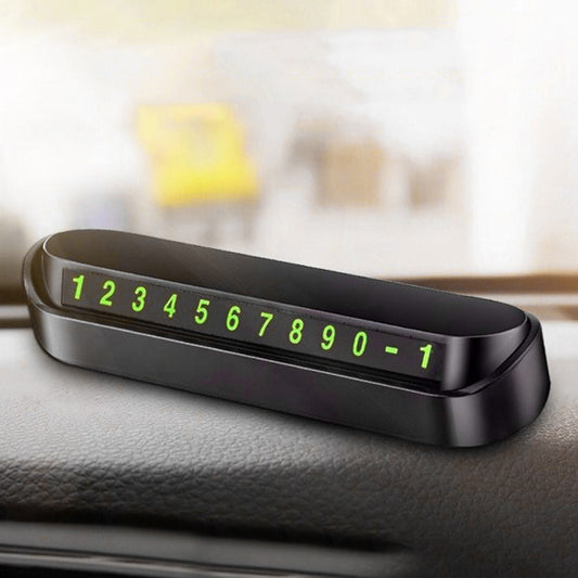 Temporary parking, mobile phone, mobile phone number plate decoration, car moving license plate, car accessories, decoration, car interior