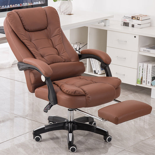 Computer chair, home office chair, comfortable study, modern simple swivel chair chair, lazy boss chair