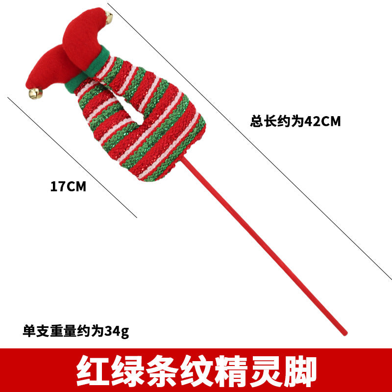 Christmas creative gifts bouquets, red shoes, vases, Christmas boots, sequins, fruit Nobe pine cuttings, holiday gifts