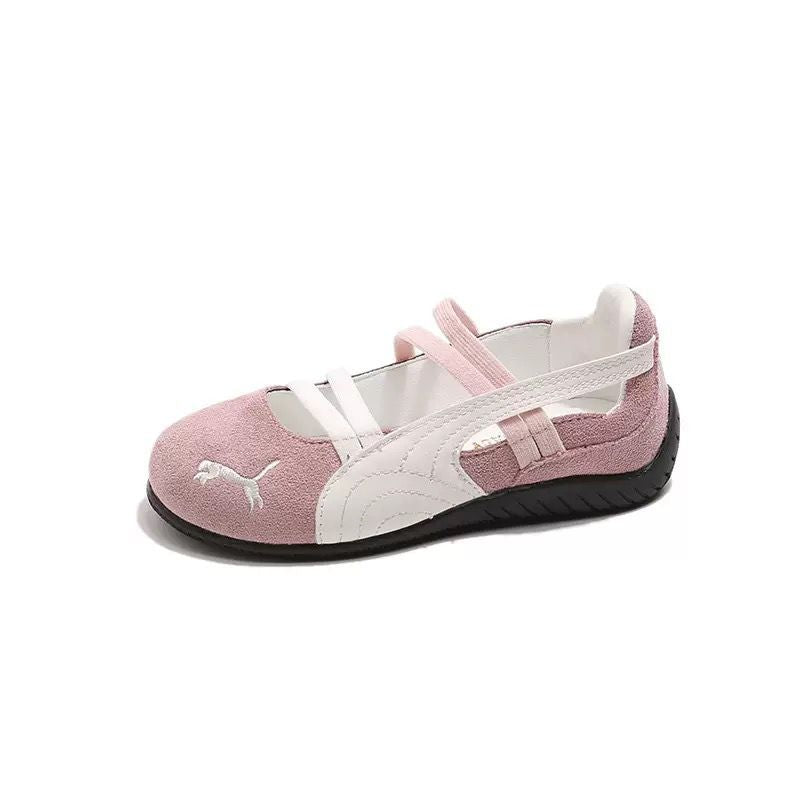 Autumn shallow breathable girls' leather shoes 2025 new fashionable foreign style little girls' casual single shoes and children's performance shoes