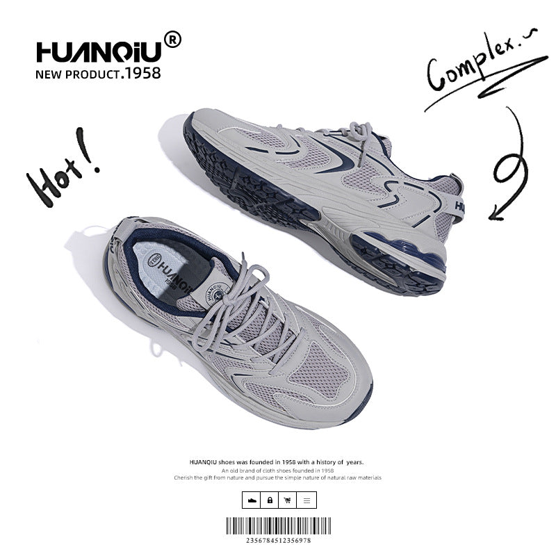Universal ZHQ1050 Vintage Daddy Shoes Men's Summer New Black Versatile Men's Athleisure Shoes Men's
