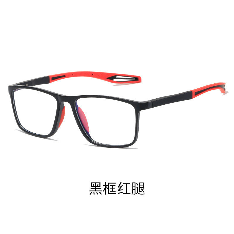 Middle-aged and elderly high-definition anti-blue light TR reading glasses Men's and women's fashion sports ultra-light reading glasses are anti-slip and anti-drop