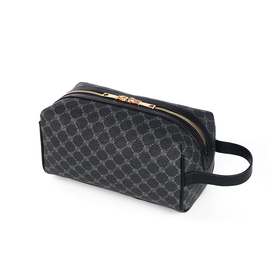 Cross-border popular grab bags, men's clutch bags, lightweight portable storage bags, casual printed hand-held toiletry bags