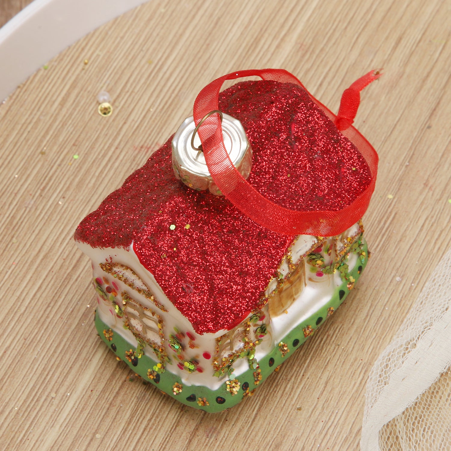 Cross border Christmas house decorations Christmas tree pendants Christmas gifts kindergarten handmade DIY Christmas little house