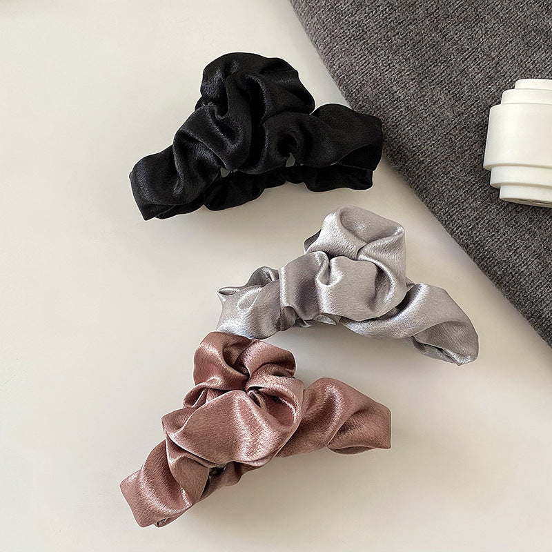 Glitter, pleats, grab clips, women's large French satin, premium at the back of the head, shark clips, simple hair clips, fashion headwear
