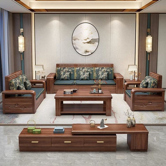 Walnut sofa