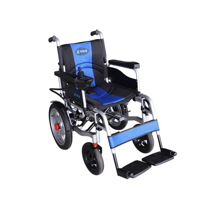 Elderly walking electric vehicle fully automatic folding electric wheelchair high back elderly disabled intelligent scooter