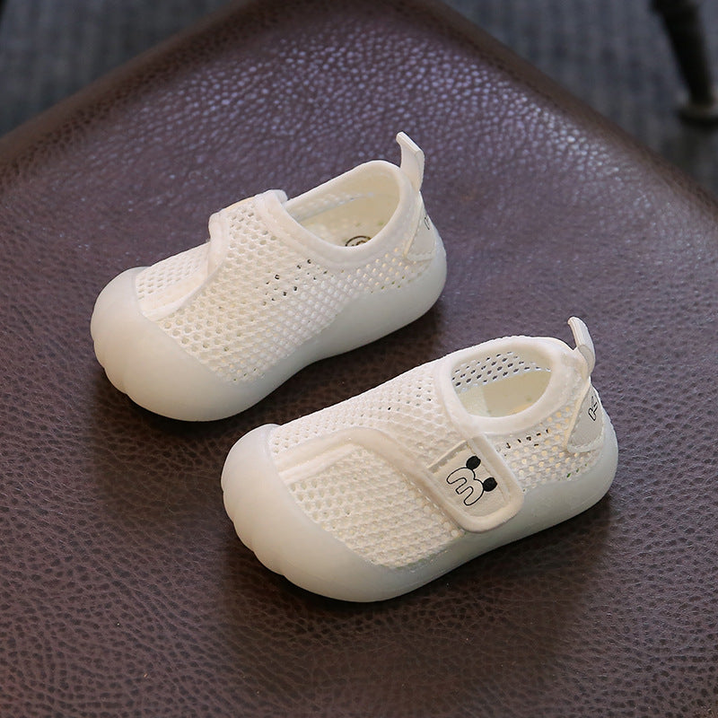 Children's flying shoes, boys and girls, children's toddler shoes, breathable mesh sports shoes, soft bottom, children's baby mesh shoes, foreign trade