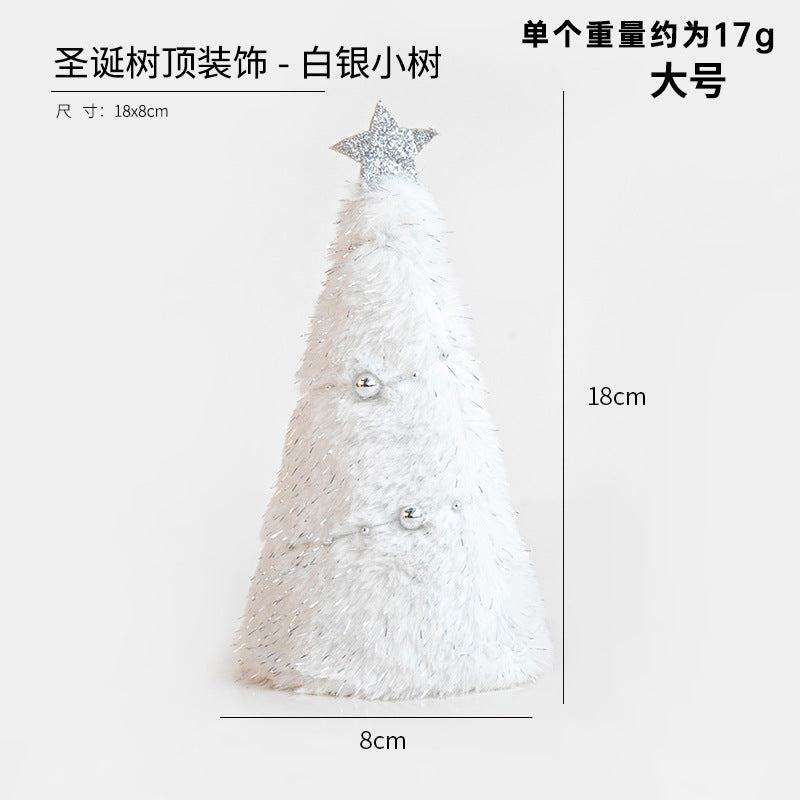 Christmas Christmas Decoration Christmas Tree Decoration Christmas Tree Top Decoration Accessories Pendant Santa Angel Wholesale