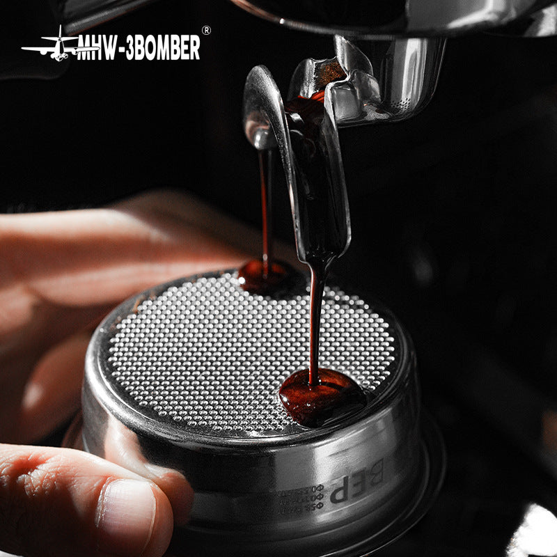 MHW-3BOMBER bomber BEP butterfly powder bowl double-layer precision powder bowl 58mm espresso machine accessories
