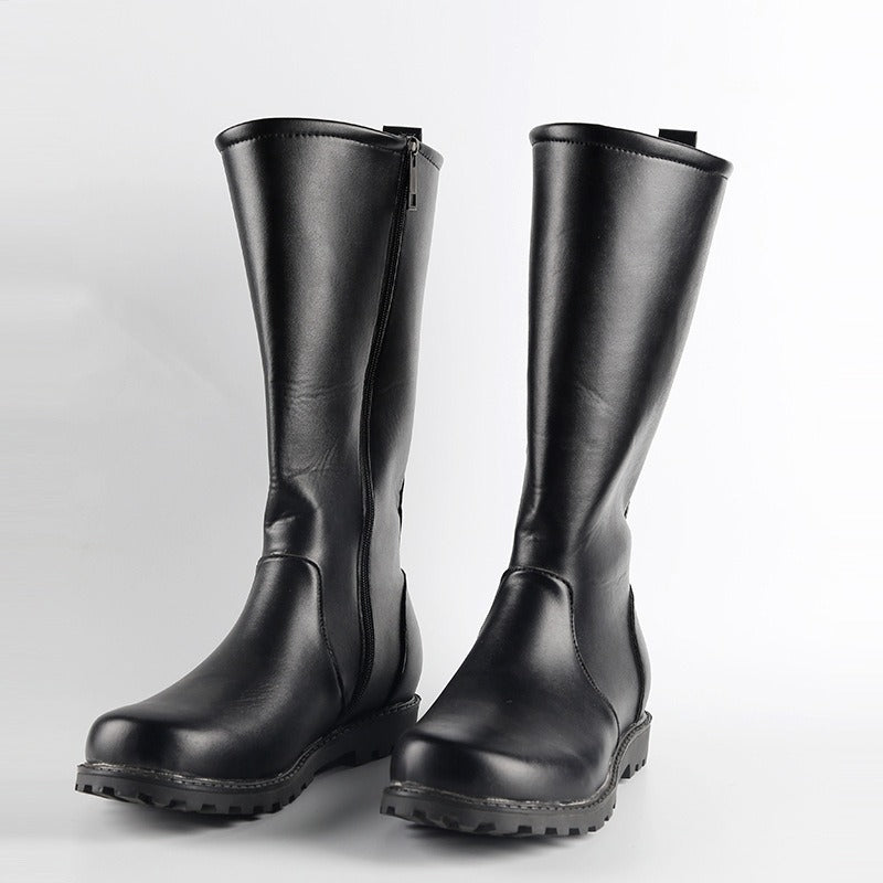 Tall men's and women's boots honor guard flag-raiser boots parade boots World War II boots riding boots film and television boots ghost boots
