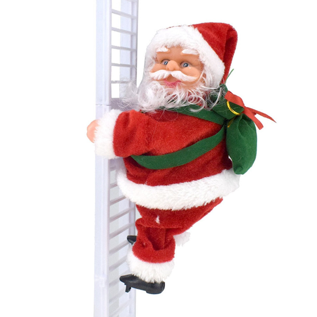 Cross-border Christmas decoration electric climbing ladder Santa Claus climbing beads Santa Claus children's gift shopping mall decoration
