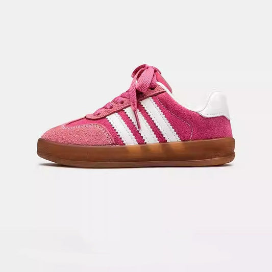 Children's Shoes Spring Autumn 2025 New Breathable Girls German Training Shoes Velcro Boys Sneakers Low Top Sneakers
