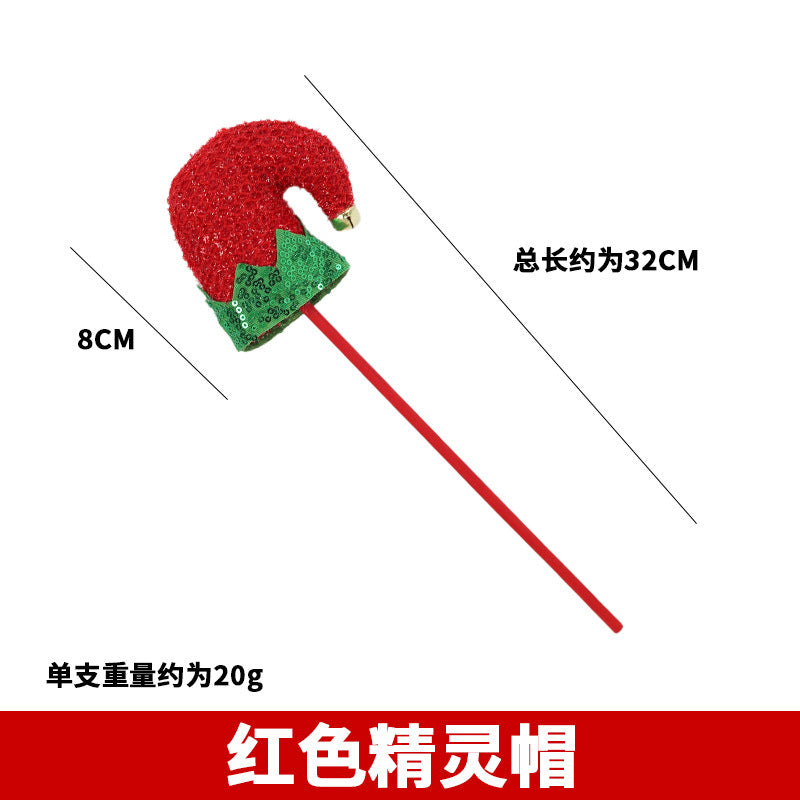 Christmas creative gifts bouquets, red shoes, vases, Christmas boots, sequins, fruit Nobe pine cuttings, holiday gifts