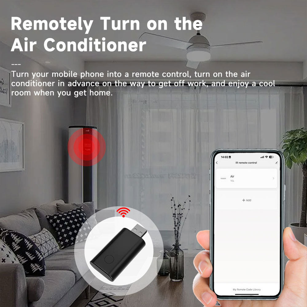 Tuya Wifi Infrared Remote Control Voice Control Mobile Phone Remote Smart Home Air Conditioning TV Universal Remote Control