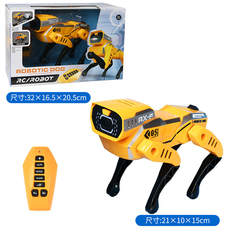 Explosive children's AI simulation robot dog intelligent voice bionic remote control mechanical dog robot toy stall wholesale