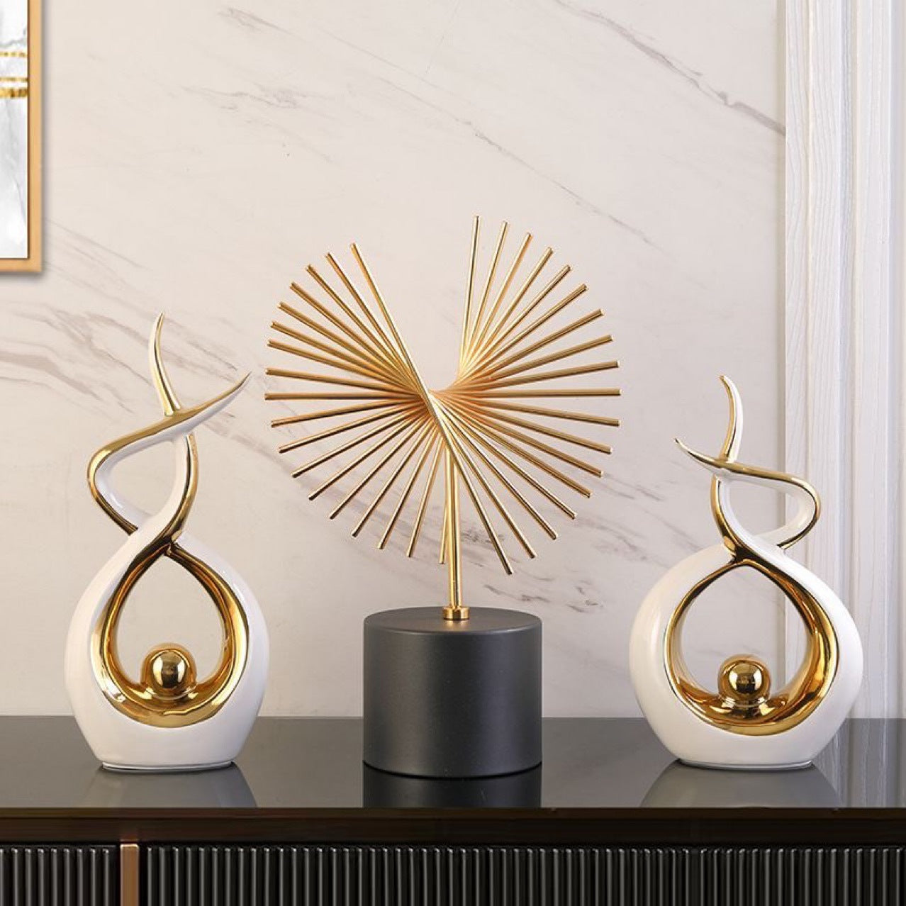 Light luxury, modern style, ornaments, living room, wine cabinet, entrance, TV cabinet, office, bookcase, housewarming, new home gifts